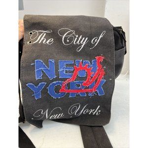 ARKASH New York Crossbody Bag black Blue And red